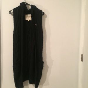 Knit Sleeveless Cardigan